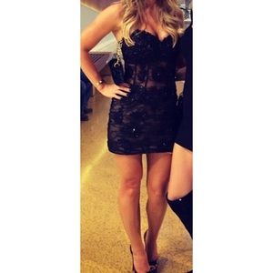 Jovani mini corset lace dress size 8